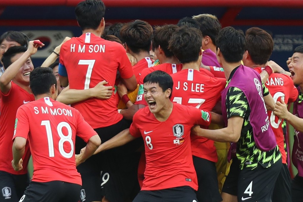 South Korea’s players thought they had done enough to seal their passage to the knockout stag of the World Cup after their historic win over Germany. Photo: AFP