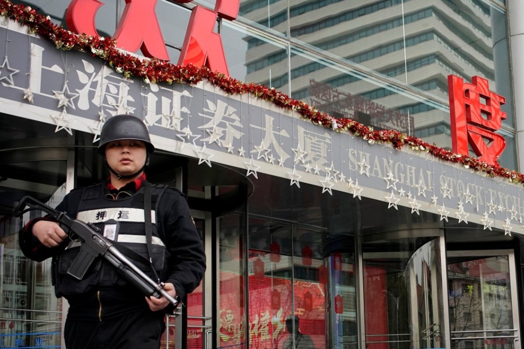 The Shanghai benchmark is heading for a 10 per cent drop in June. Photo: Reuters