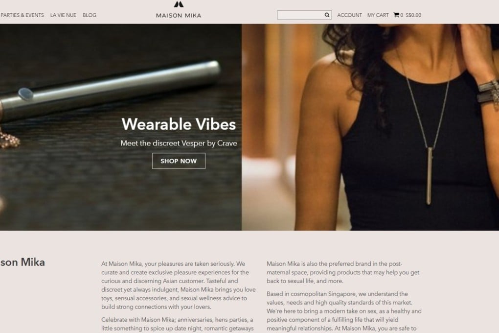 Maison Mika’s website. Photo: Internet