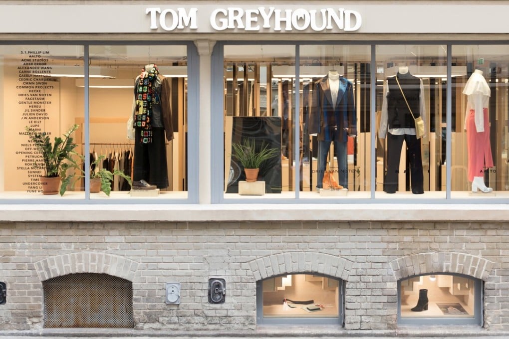 The exterior of Tom Greyhound in Paris, which is housed in a former art gallery.