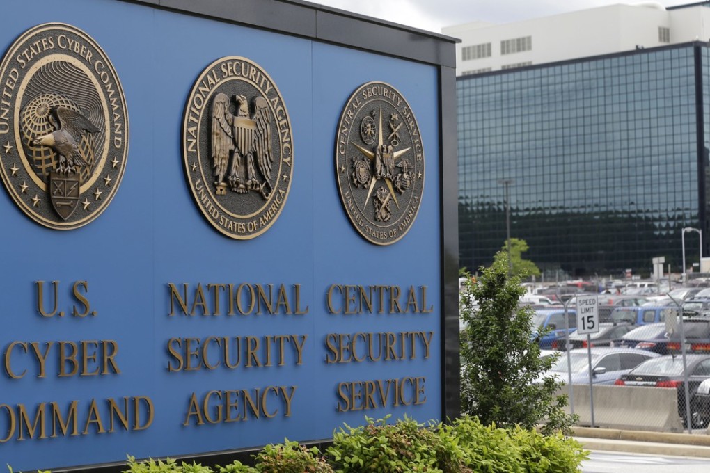 The sign outside the National Security Agency campus in Fort Meade, Maryland. Photo: AP