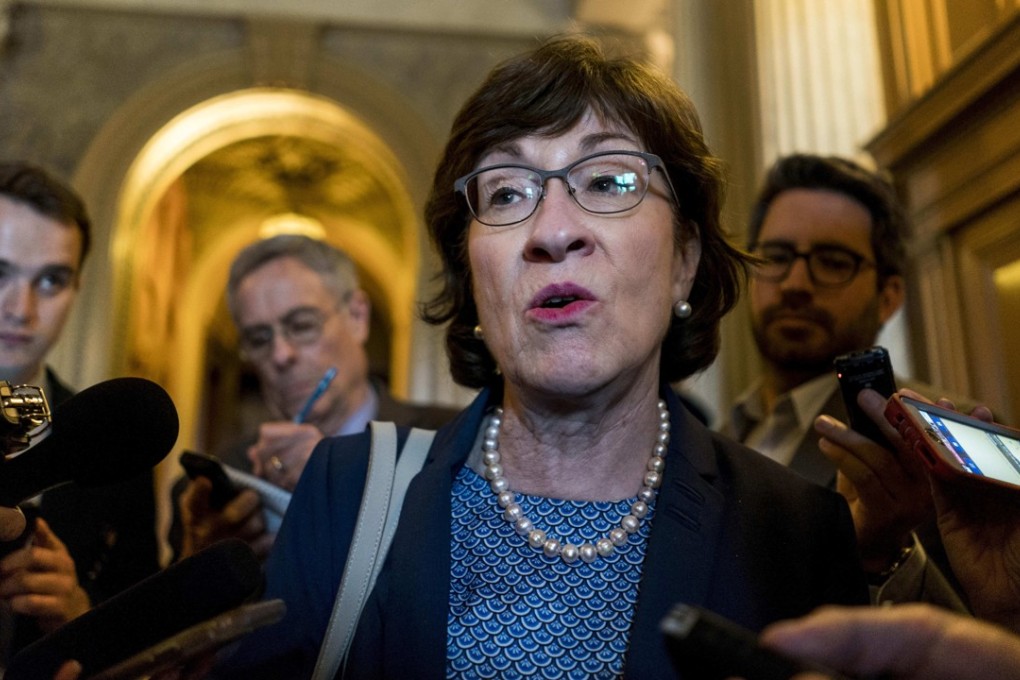 Republican Senator Susan Collins will be the target of intense lobbying as President Donald Trump is expected to put forward a pick who would shift the Supreme Court in a more conservative direction. Photo: Washington Post