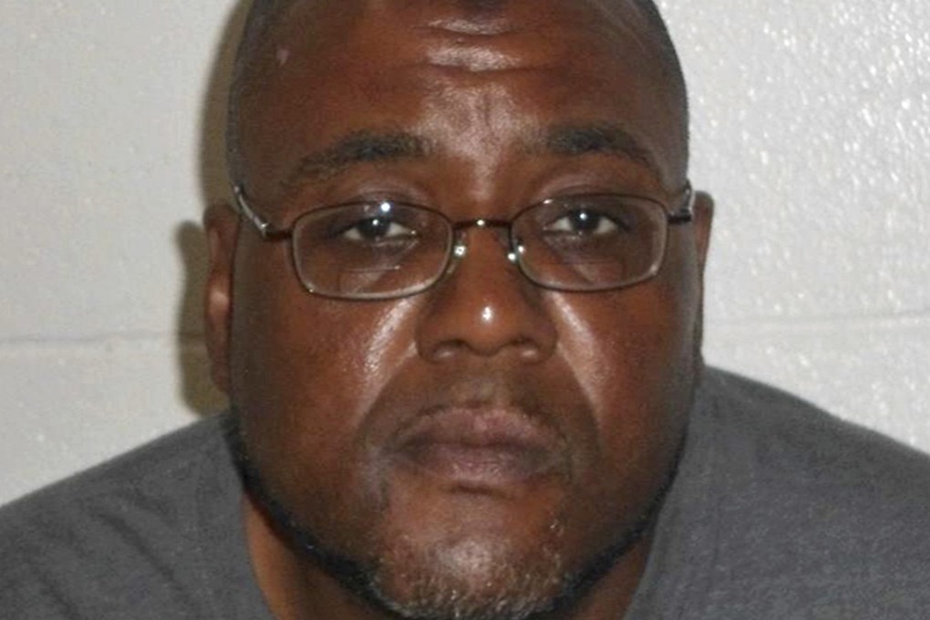 Demetrius Pitts (pictured on Sunday) has been charged with trying to support terrorism. Photo: North Olmsted Police Department via AP