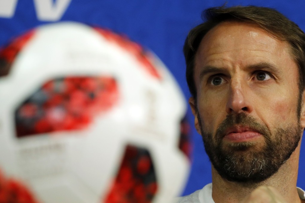 England manager Gareth Southgate during a press conference in Moscow ahead of the last-16 clash with Colombia. Photo: EPA