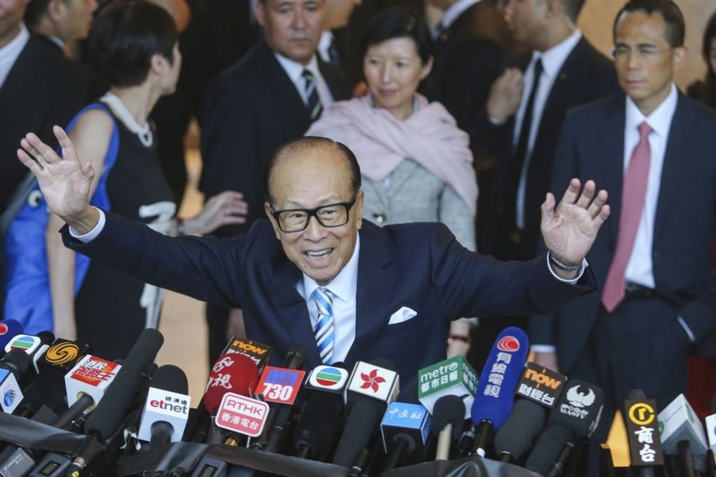 Li Ka-shing says retirement has become too busy with all the projects at the Li Ka Shing Foundation. Photo: Sam Tsang