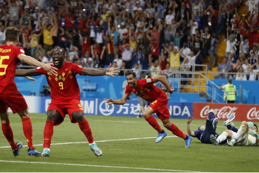 Belgium’s Nacer Chadli strikes in injury-time to see off Japan. Photo: AP