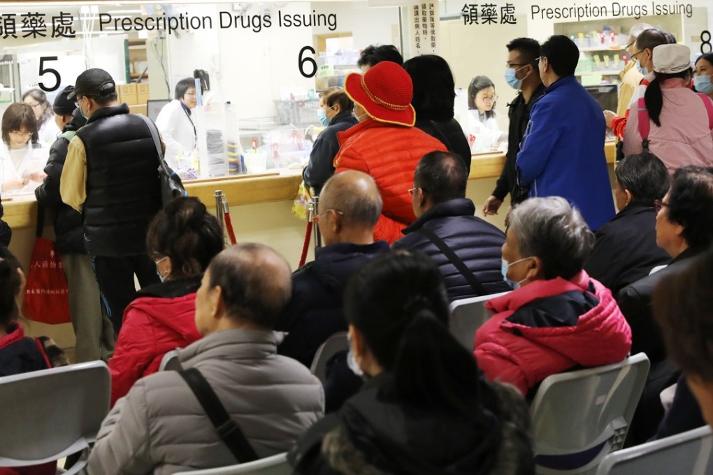Patients waiting at Prince of Wales Hospital. The government is trying to reduce congestion at public hospitals. Photo: Sam Tsang
