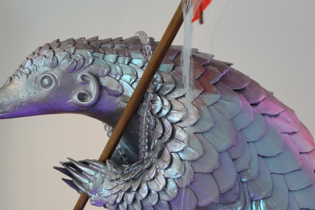 Image of ‘The Irony of Our Worship / The Revolutionary Reincarnated As A Pangolin’ by Vietnamese artist Tuan Andrew Nguyen, who has a solo exhibition at the 10 Chancery Lane Gallery in Central. Photo: Roy Issa