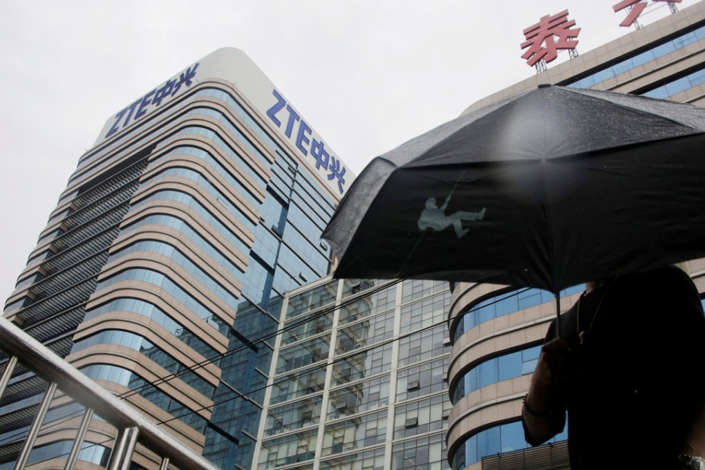 ZTE has been embroiled in a long-running export ban saga that has placed it in the middle of delicate US China trade talks. Photo: Reuters