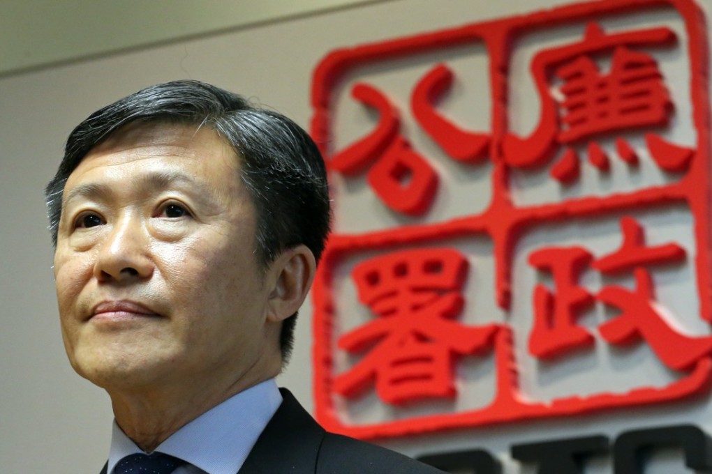 Simon Peh Yun-lu, The Commissioner of Independent Commission Against Corruption, told the press that the lack of a prominent appointment for an operations chief did no harm to the commission. Photo: Felix Wong