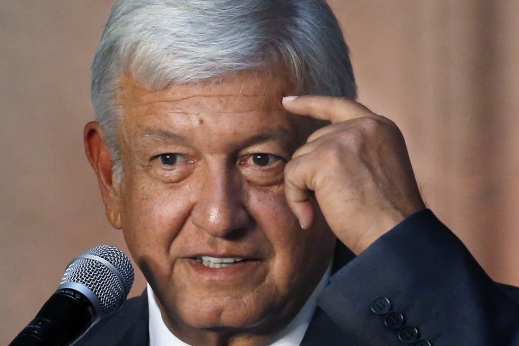 Mexico’s president-elect Andres Manuel Lopez Obrador. Photo: AP