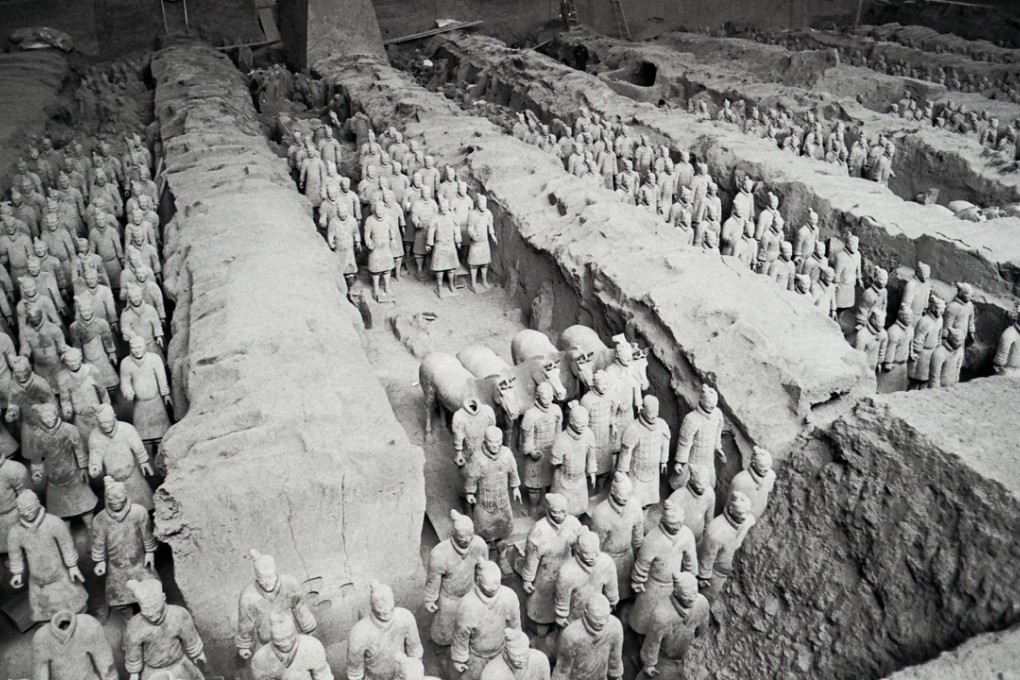 The famous terracotta warriors at Xian, Shaanxi province. Picture: SCMP