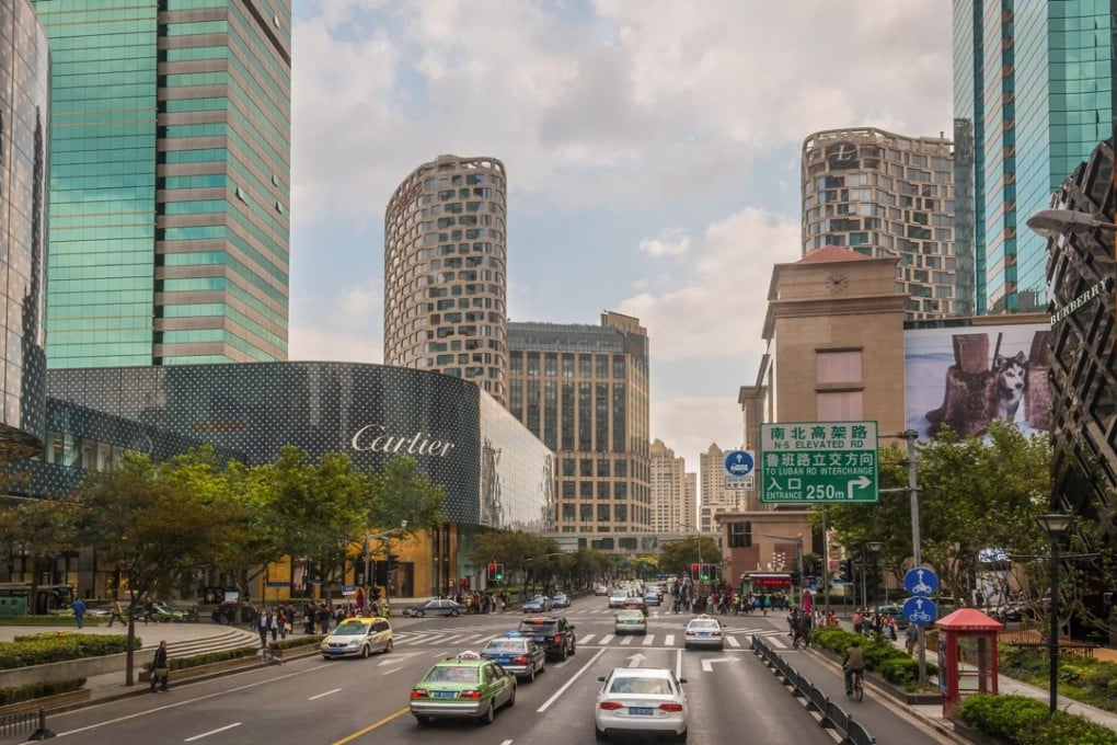 The biggest global and domestic brands have a presence on Shanghai’s Huaihai Zhong Road. Photo: Alamy