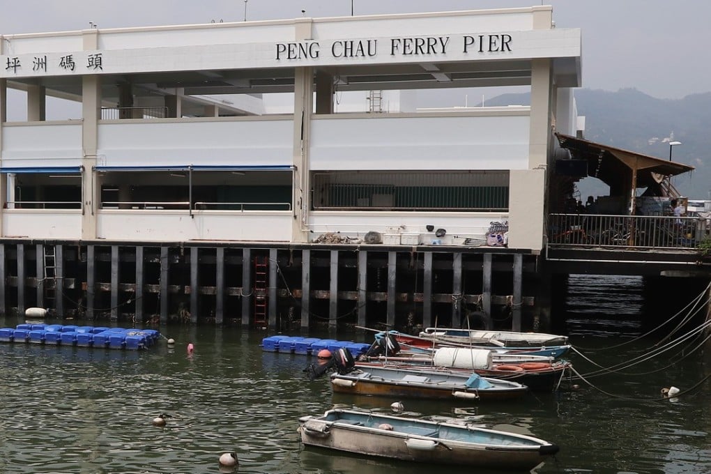 The Peng Chau ferry pier that welcomes thousands of visitors to the island each year. Photo: Roy Issa
