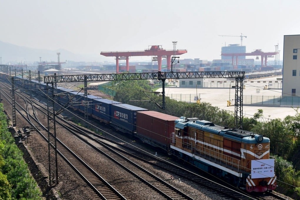 China is to boost rail freight capacity and introduce measures to incentivise its use . Photo: AFP