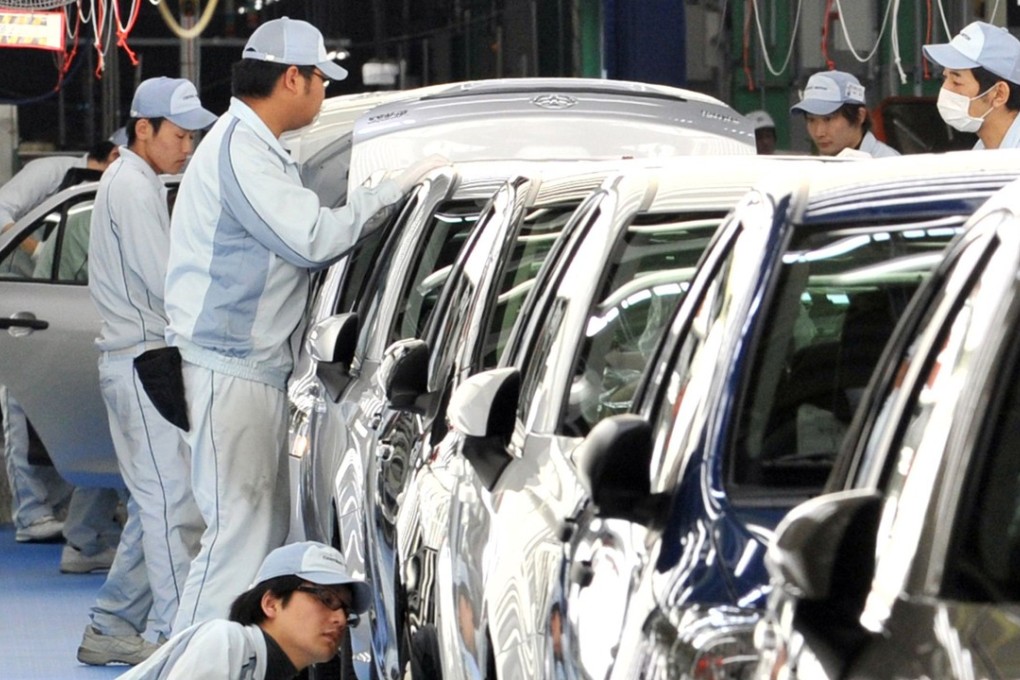 Washington has threatened to impose broad-based tariffs of up to 25 per cent on cars and car parts from Japan. Photo: AFP