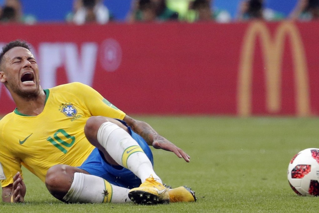 Neymar has been criticised for his play-acting during this year’s World Cup. Photo: EPA