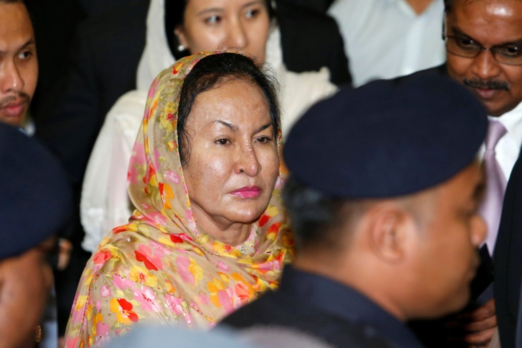 Rosmah Mansor, wife of Malaysia's former Prime Minister Najib Razak, leaves a courtroom in Kuala Lumpur. Photo: Reuters
