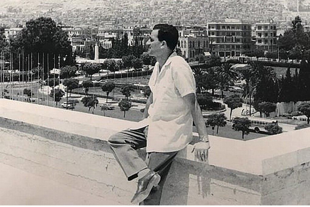 Israeli spy Eli Cohen in Syria wearing a wristwatch recovered by the Mossad in 2018. Photo: PMO