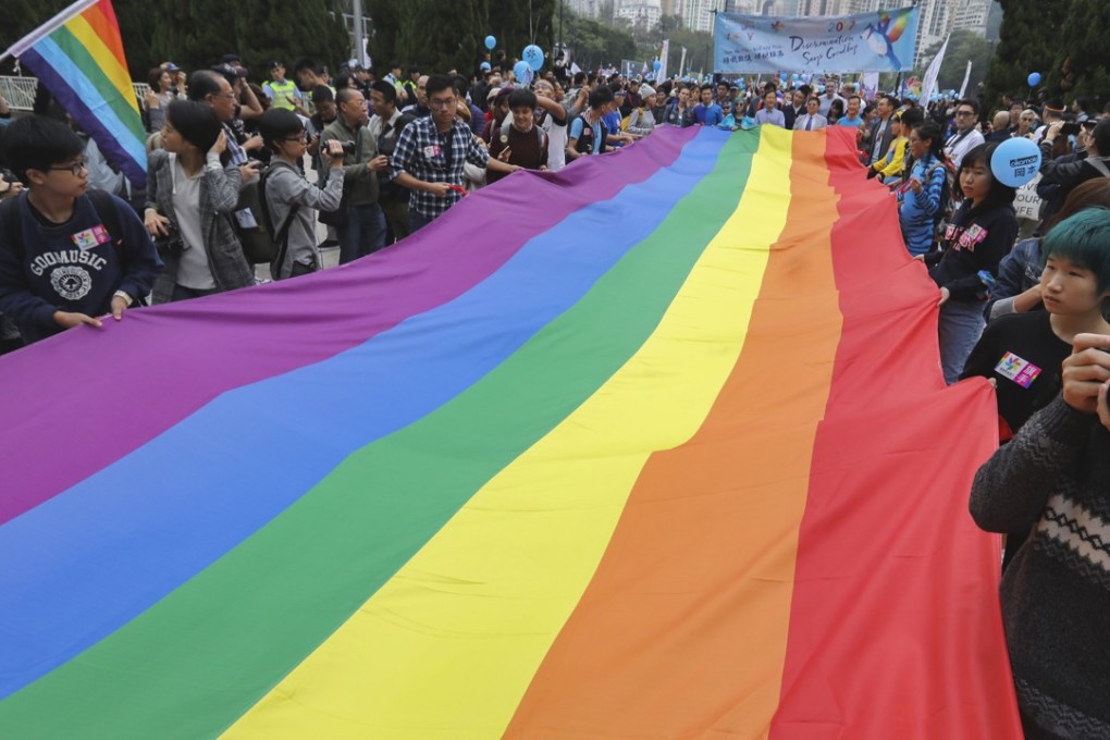 The Hong Kong pride parade last November at Victoria Park in Causeway Bay. Photo: Edward Wong