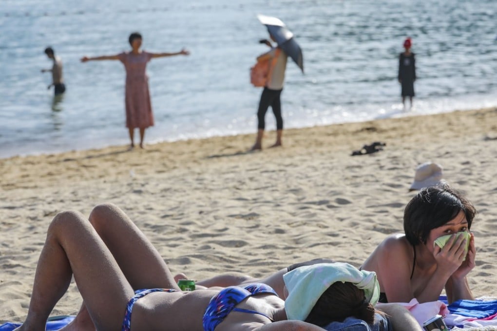 Repulse Bay Beach on the southern side of Hong Kong Island is a popular place for people-watching. Photo: Edward Wong