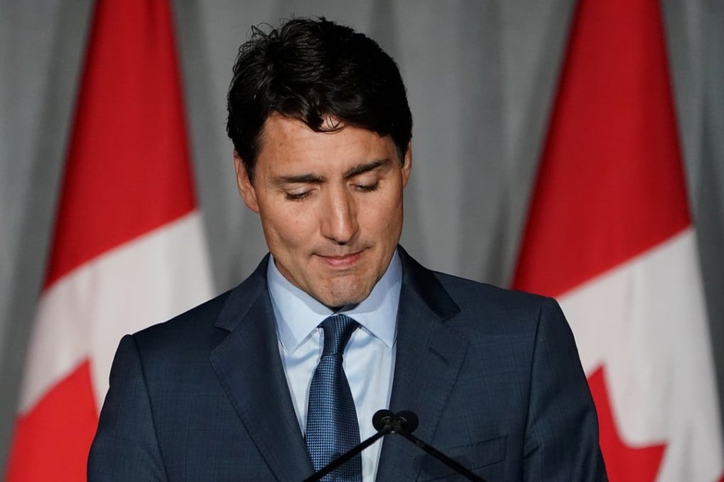 Canadian Prime Minister Justin Trudeau speaks during a fundraiser in Brampton, Ontario, Canada, on Thursday. Photo: Reuters