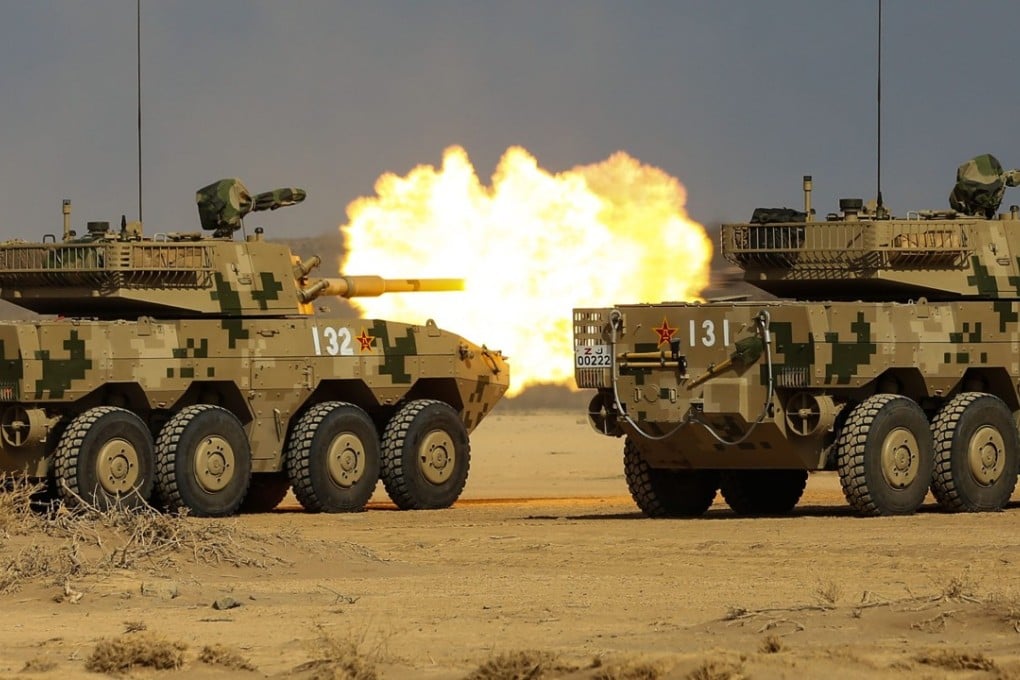 The ST1 8x8 wheeled tank destroyer is among the home built armoured vehicles China sells to Africa. Photo: Handout