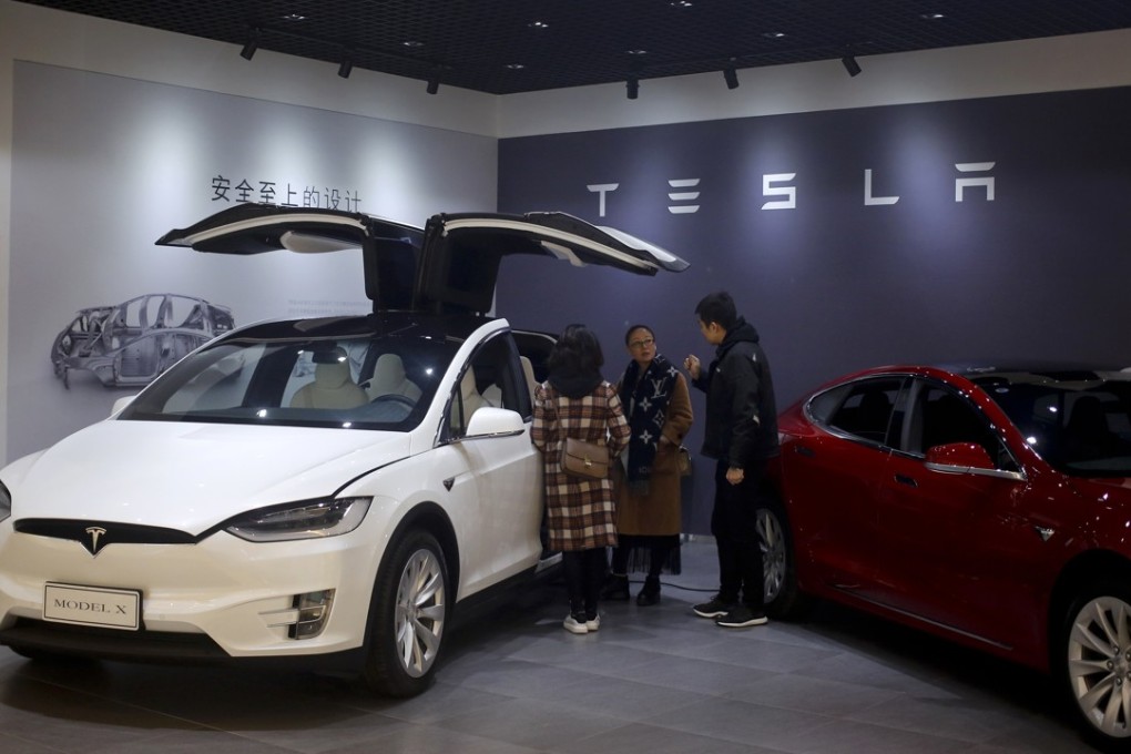 Tesla released an updated price list on Friday, bumping up the retail cost by around 20 per cent for vehicles sold in China. Photo: AP