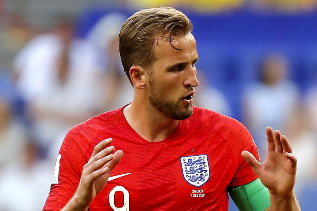 Harry Kane of England reacts during the quarter-final against Sweden. Photo: EPA