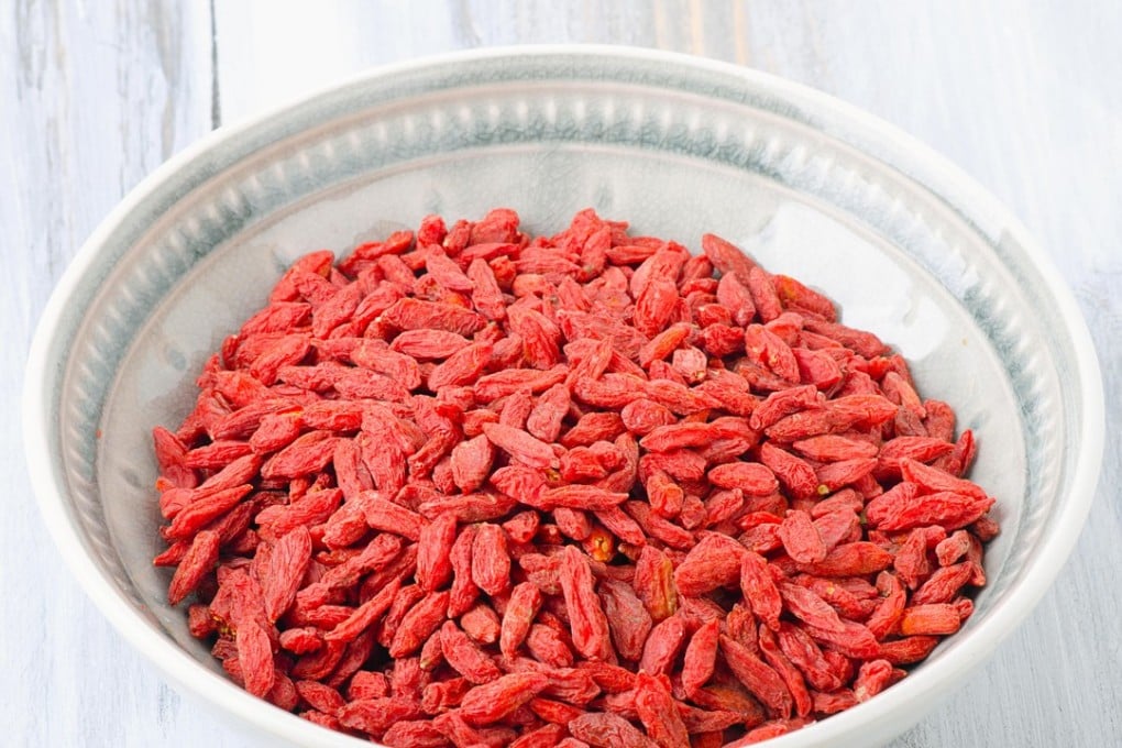 A record 179 tonnes of goji berries were sold within the first hour of China’s Singles’ Day online shopping festival in November 2017, as young Chinese take to drinking goji tea – good for eye health. Photo: Alamy