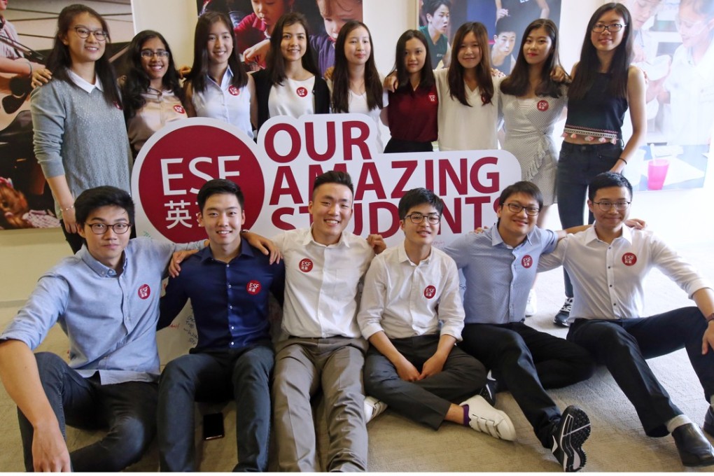 The 15 pupils studied at four ESF schools. Photo: David Wong