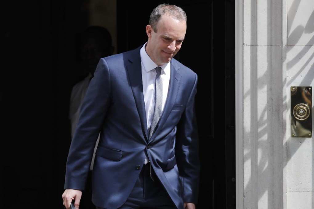 Britain’s new Brexit minister Dominic Raab leaves 10 Downing Street on July 9, 2018. Photo: AFP