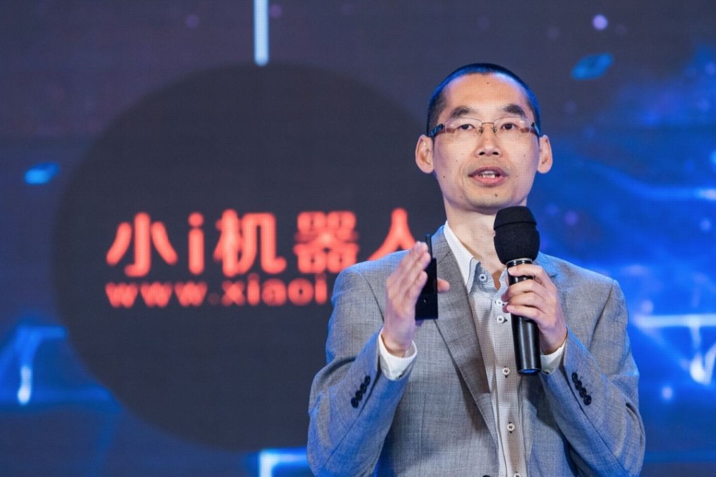 Yuan Hui, chairman of Shanghai Xiaoi Robot Technology, pictured in April. Photo: Handout