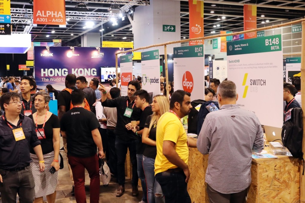 Discussions on the floor of this year’s RISE conference, held at the Hong Kong Convention and Exhibition Centre in Wan Chai, veered towards how the US-China trade conflict will pan out and its potential impact on various segments of the technology industry. Photo: K.Y. Cheng