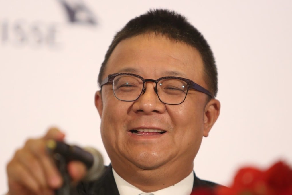 Zhou Xin, executive director and chairman of E-House, said the company will consider spinning off and listing other segments focusing on community services when the timing is right. Photo: Winson Wong