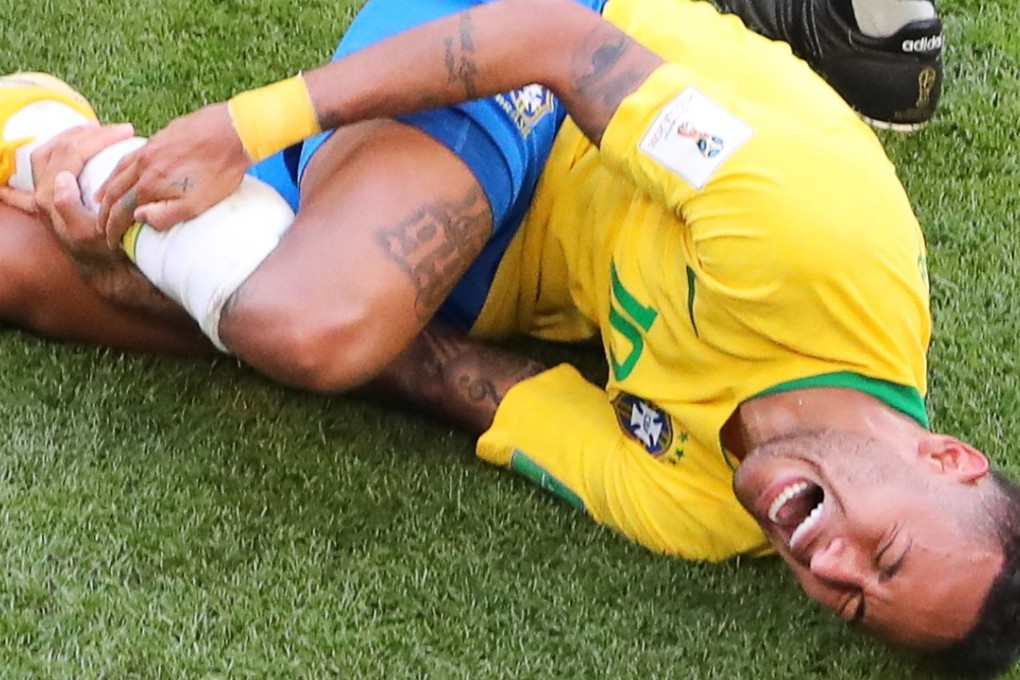 Brazil’s Neymar was much criticised for his histrionics during the World Cup. Photo: EPA