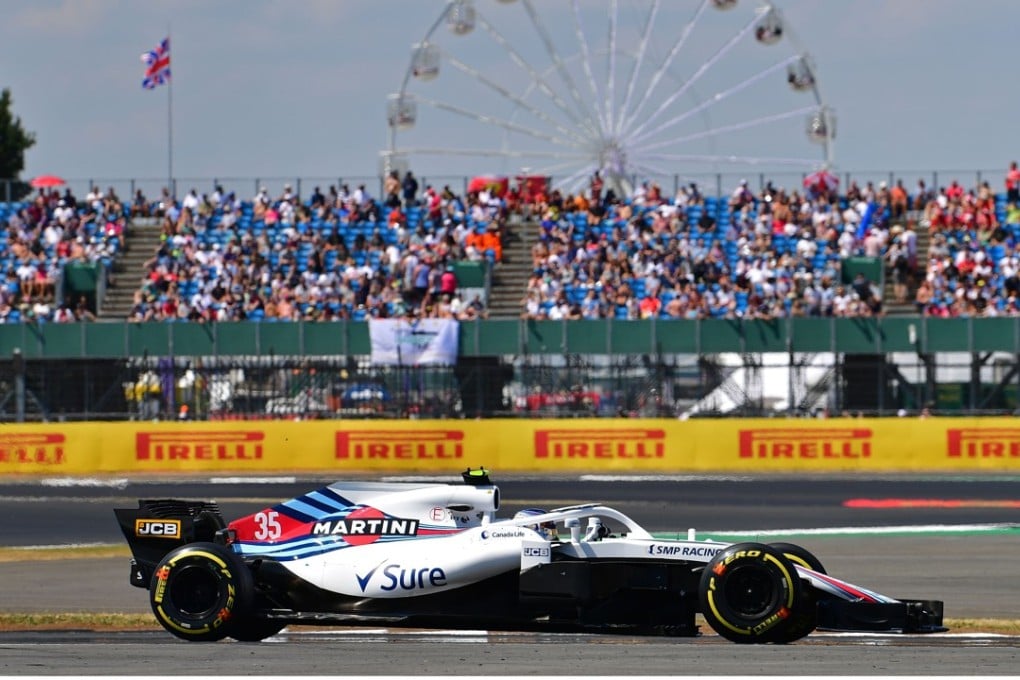 Williams' Russian driver Sergey Sirotkin drives during the qualifying session at the Silverstone motor racing circuit in central England, ahead of the British Formula One Grand Prix over the weekend. The British team is on the lookout for technology companies that can provide artificial intelligence systems to help improve its performance. Photo: Agence France-Presse