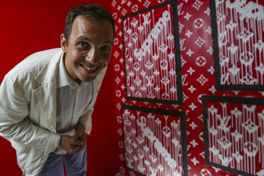 French street artist Zevs (Christopher Aguirre Schwarz) has an exhibition in Hong Kong. Photo: Xiaomei Chen