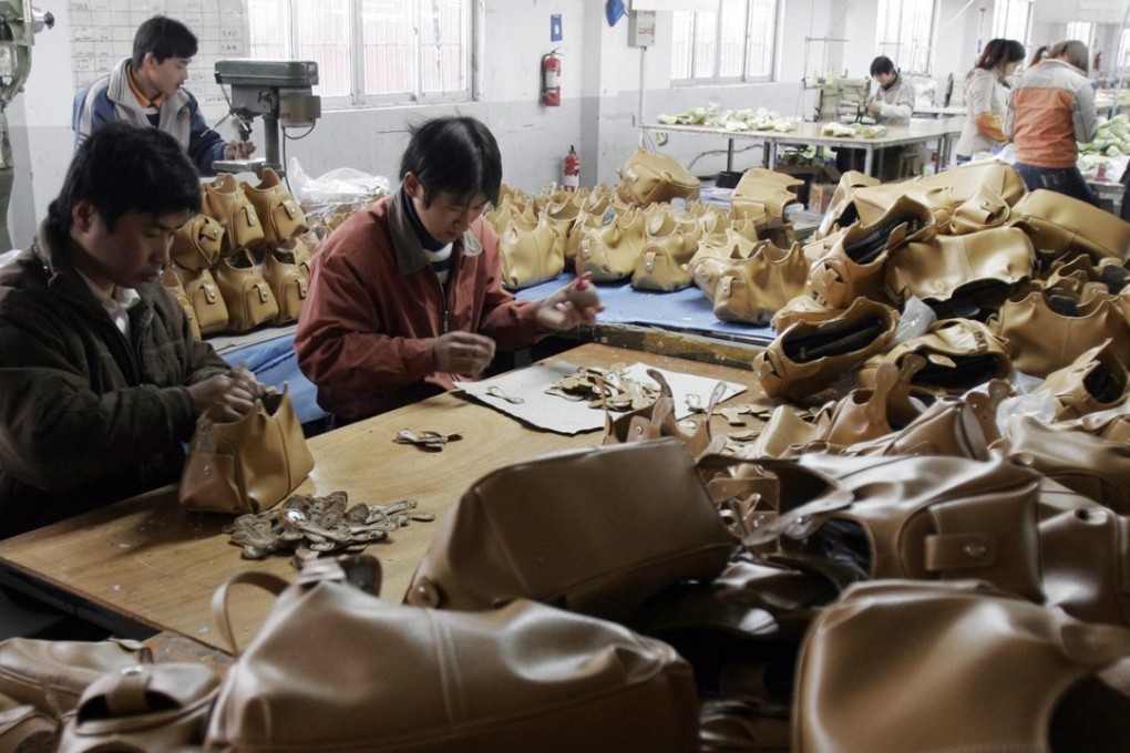 Americans will have to pay a lot more for Chinese handbags if a new round of tariffs comes into effect later in the year. Photo: EPA