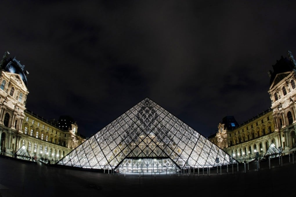 The Louvre museum’s Pyramid. Photo: AFP