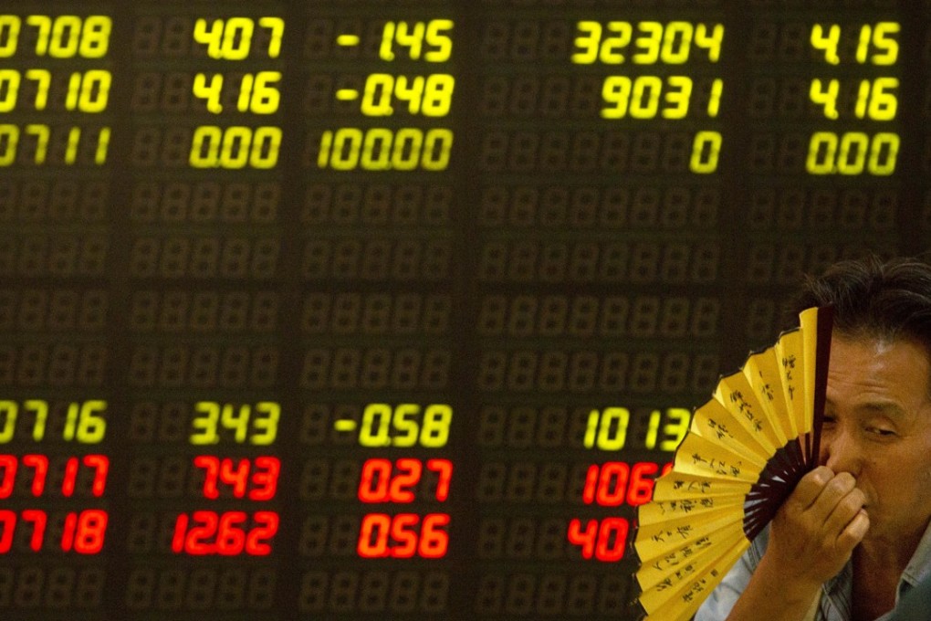 China’s benchmark Shanghai Composite Index dropped by 1.8 per cent on Wednesday, while Hong Kong’s Hang Seng Index sank by 1.3 per cent. Photo: AP