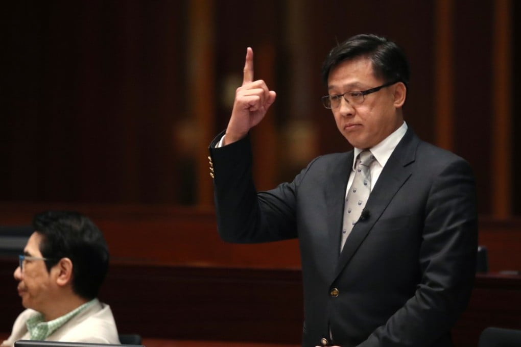 Hong Kong lawmaker Junius Ho offered the suggestion at the Legislative Council. Photo: Edward Wong