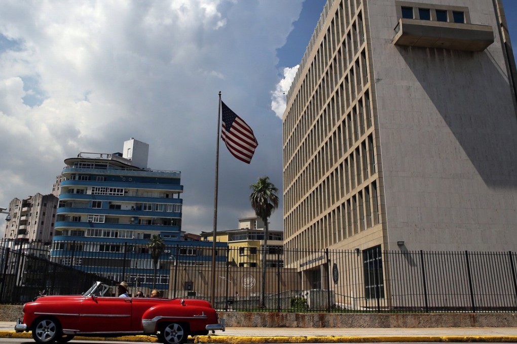 The US embassy in Havana, Cuba, where several employees suffered alleged 'acoustic attacks'. Photo: EPA