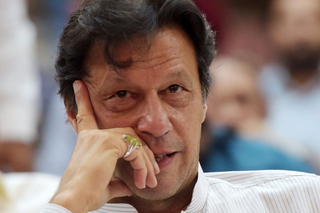 Pakistani cricketer-turned-politician Imran Khan has dismissed suggestions he was colluding with the generals. Photo: AFP