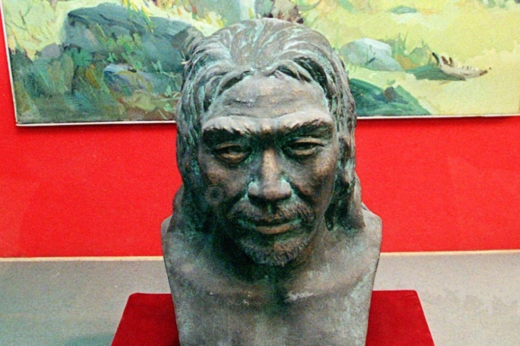 A replica of Peking Man, who lived in northern China some 500,000 years ago. Picture: AFP