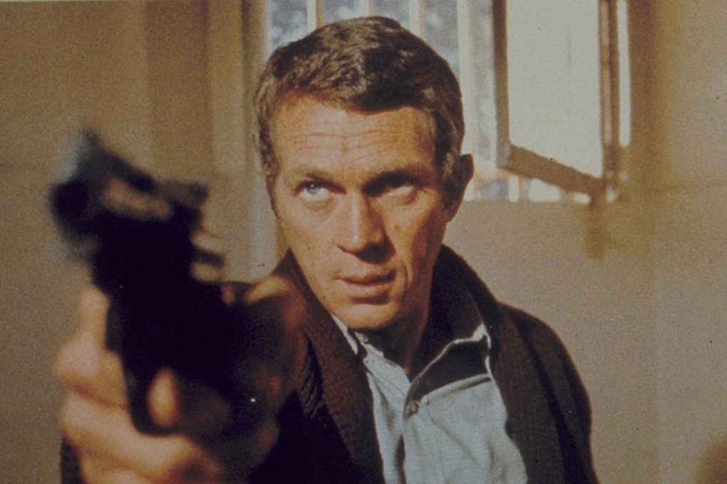 Steve McQueen in a still from Bullitt.
