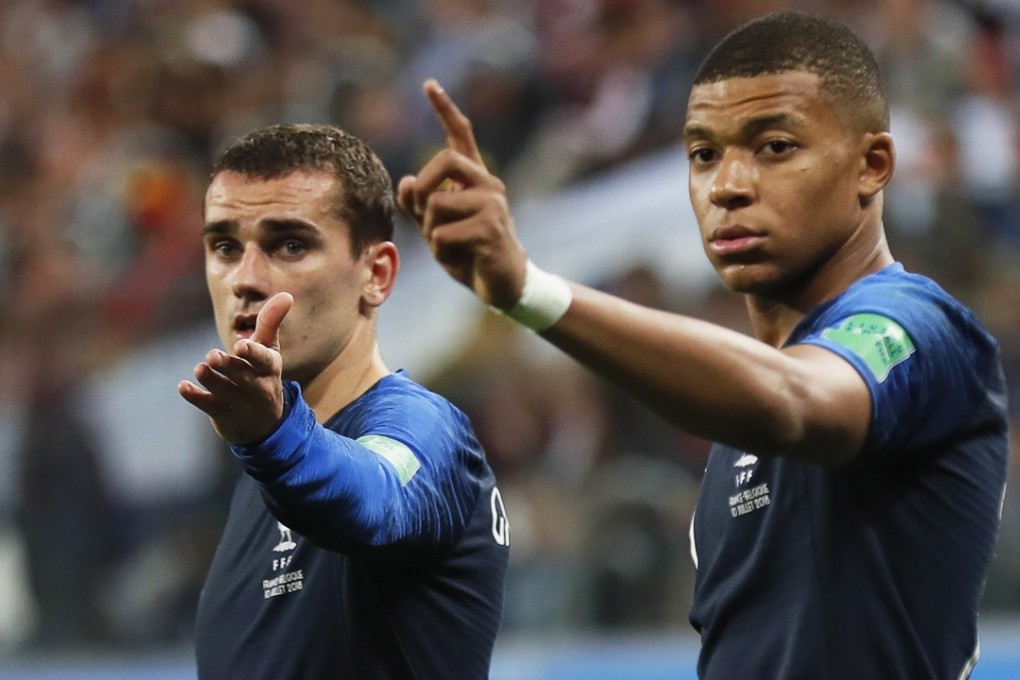 Antoine Griezmann (left) and Kylian Mbappe have starred for France – but do they make our combined 11 for the World Cup final? Photo: EPA