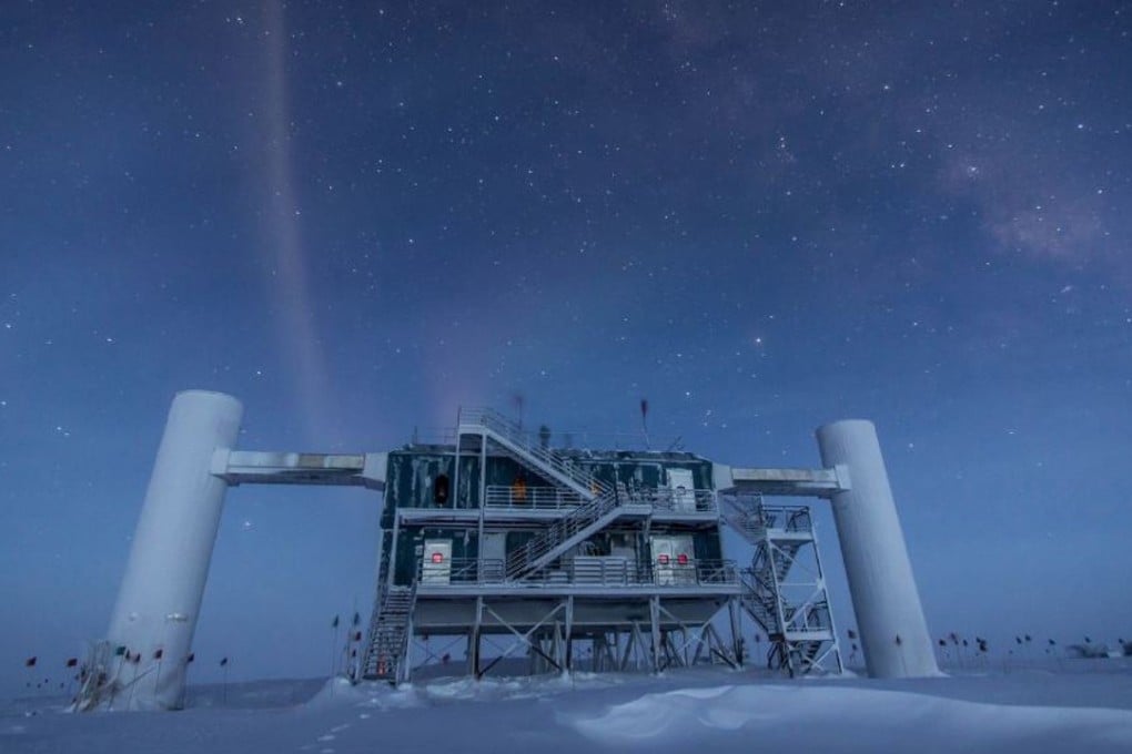 The Ice Cube Lab in Antarctica. Photo: National Science Foundation / Felipe Pedreros