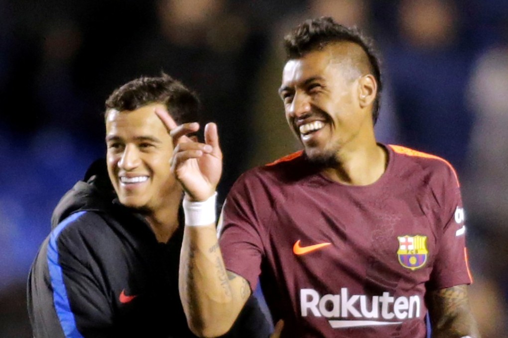 Barcelona’s Paulinho has returned to China after a hugely successful season with Barcelona. Photo: Reuters