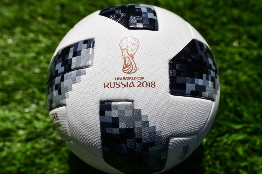 The official ‘Telstar’ match ball of the World Cup. Photo: AFP
